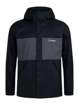 image of Berghaus Glennon Jacket, Black/Grey Size M Men