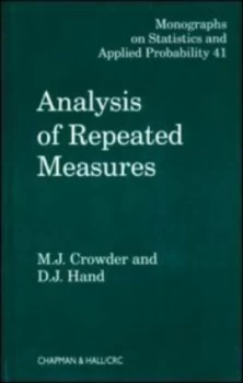 Image of Analysis of Repeated Measures by Martin J. Crowder Hardback