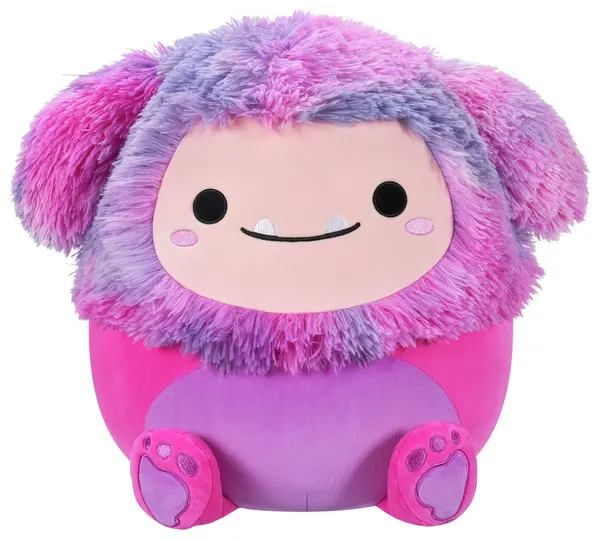 image of Original Squishmallows 12-inch - Woxie the Magenta Bigfoot