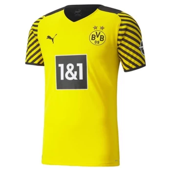 Image of Puma Borussia Dortmund Authentic Home Shirt 2021 2022 - Yellow