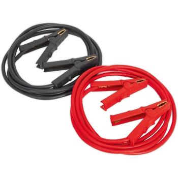 image of Sealey Heavy Duty Jump Leads Copper/Aluminium Cable 5m