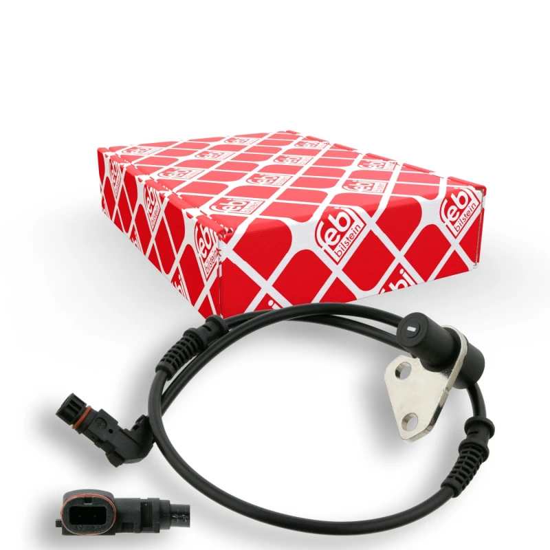 Image of FEBI BILSTEIN 27860 ABS Sensor Front Axle Left Sensor,wheel speed (412)