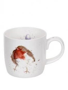 image of Royal Worcester Wrendale Garden Friend Robin Mug