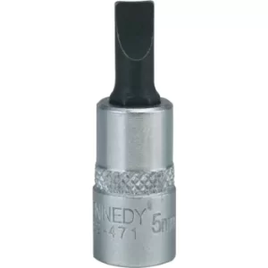 Image of 7MM Slotted Screwdriver Socket Bit 1/4" Sq Dr