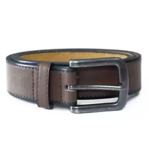Image of Duke Mens Avant King Size Burnished Edge Belt (34) (Brown)