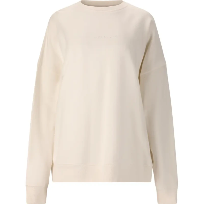 Image of Athlecia Womens oversized round neck sweatshirt Athlecia Gidon Beige Female 34