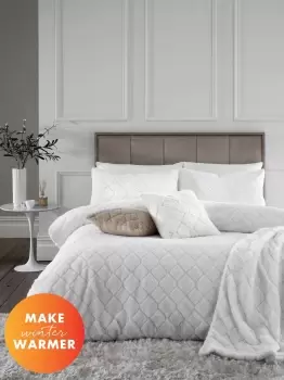Image of 'Cosy Diamond' Duvet Cover Set