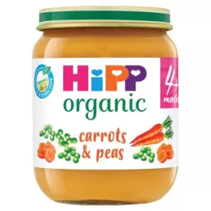 Image of HiPP Organic Carrots & Peas Jar 4+ Months