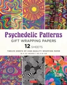 image of Psychedelic Patterns Gift Wrapping Papers - 12 sheets : 18 x 24" (45 x 61 cm) High-Quality Wrapping Paper