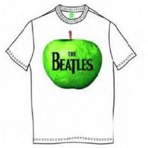Image of The Beatles Apple Mens White T Shirt: Large