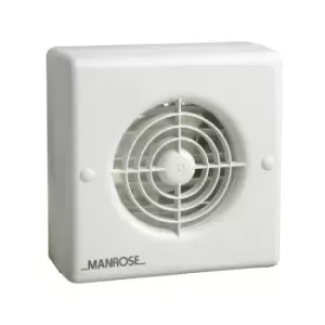 image of 100mm (4') Automatic Extractor Fan w/ Humidity control - Manrose