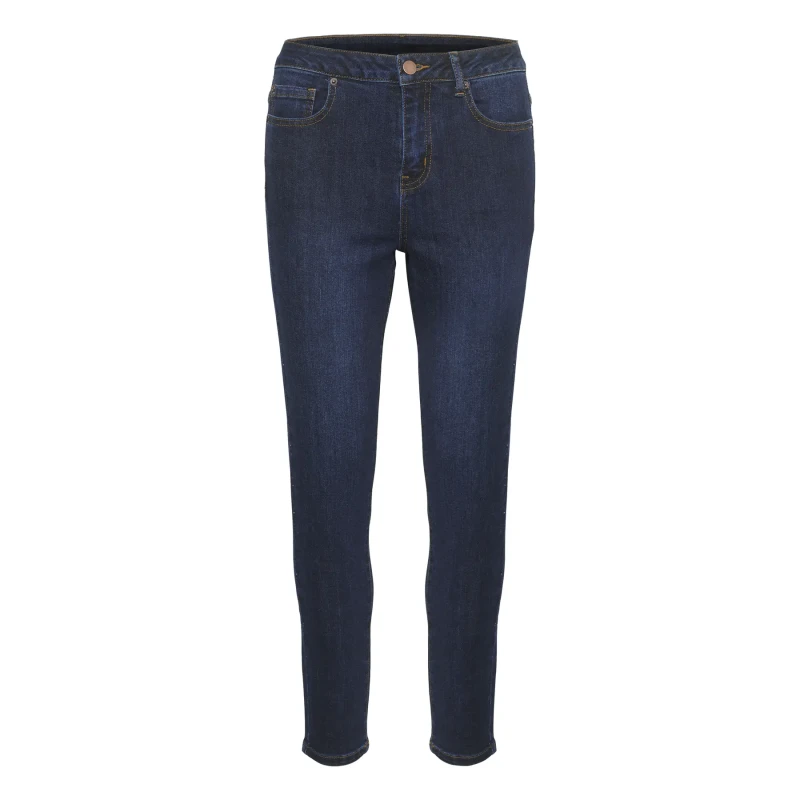 Image of Kaffe Womens jeans KAFFE Sinem HW 7/8 Noir Female 40