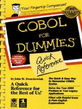 Image of Cobol for Dummies by John Paperback
