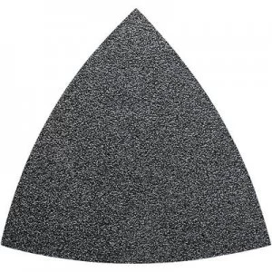 Image of Fein 63717082033 Delta grinder blade set Hook-and-loop-backed, Unperforated Grit size 60, 80, 120, 180, 240 Width across corners 80 mm 50 pcs