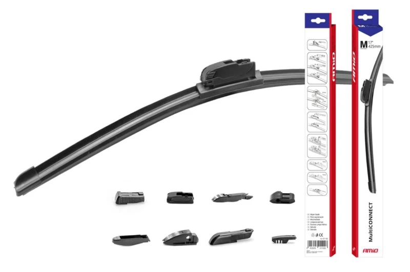 Image of AMiO 01205 Wiper blade Front, Bracket wiper blade Wiper Blade (298)