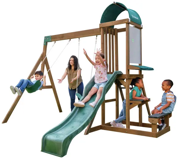 image of KidKraft KidKraft Wilderness Point Swing Set