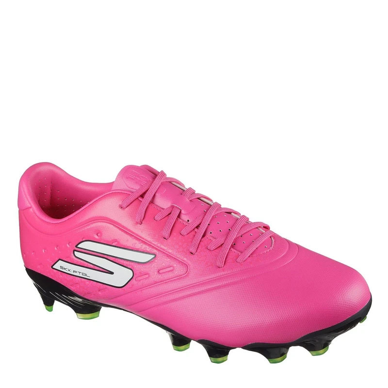 Image of Skechers Razor Adults Academy Firm Ground Football Boots Pink/Black male 6 (39.5)