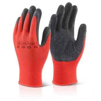 Image of Click2000 Multi Purpose Latex Poly Glove L Black Ref MP4BLL Pack 100