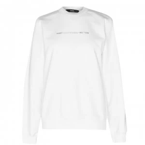 Image of Diesel Crop Sweatshirt - 100 White