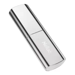 image of Netac 128GB USB 3.2 Gen2 Memory Pen US2 Zinc Alloy Casing Cap R/W 550/500 MB/s