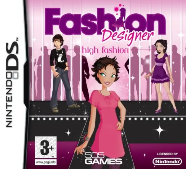 image of Fashion Designer High Fashion Nintendo DS Game