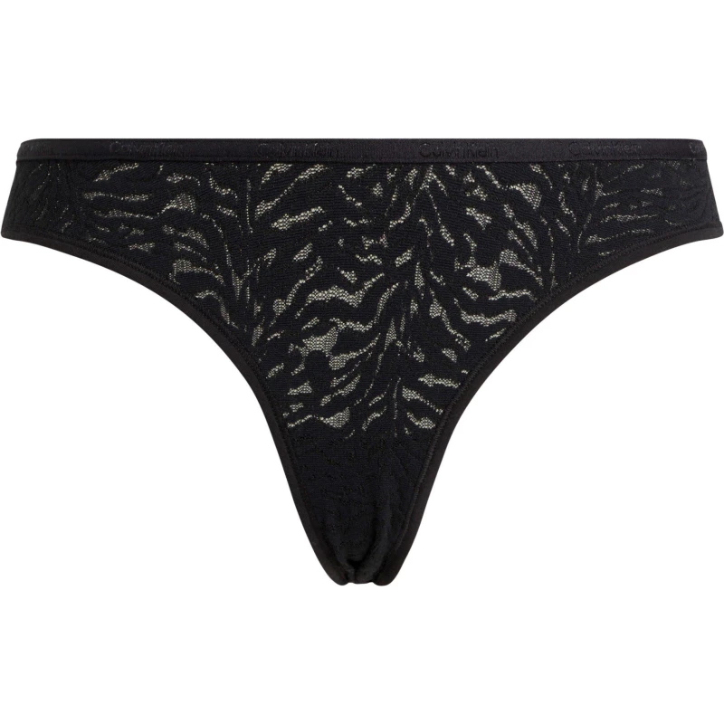 Image of Calvin Klein Lace Brief - Black 8