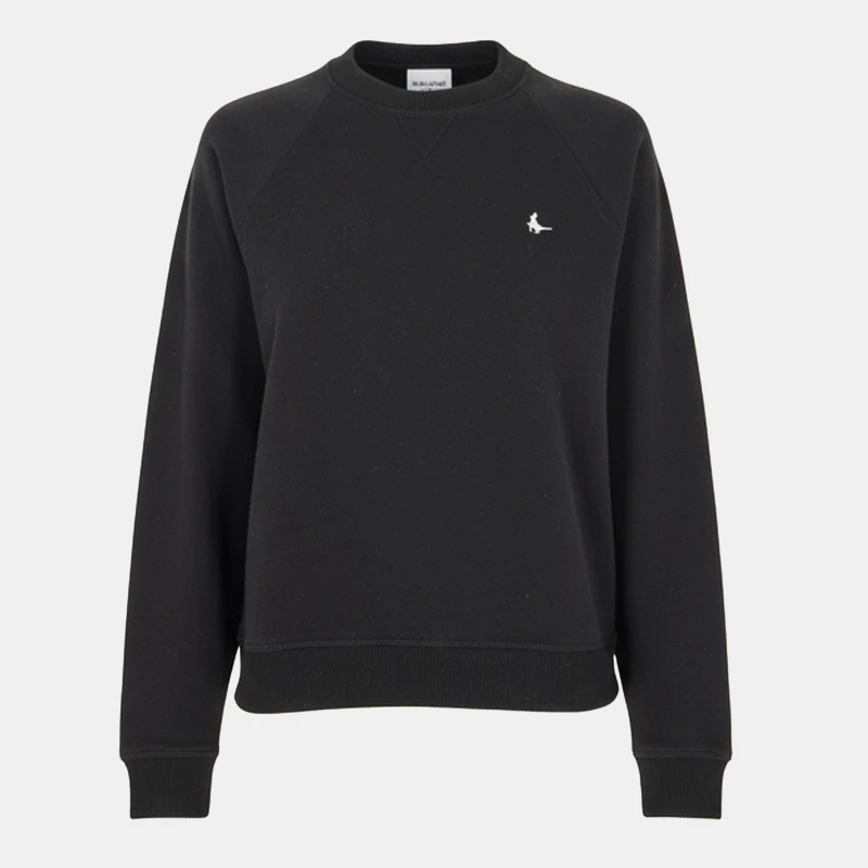 Image of Jack Wills Astbury Raglan Crew Sweatshirt - Black 4