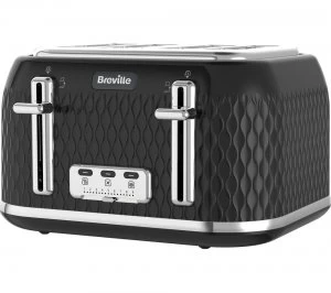 image of Breville Curve VTT786 4 Slice Toaster