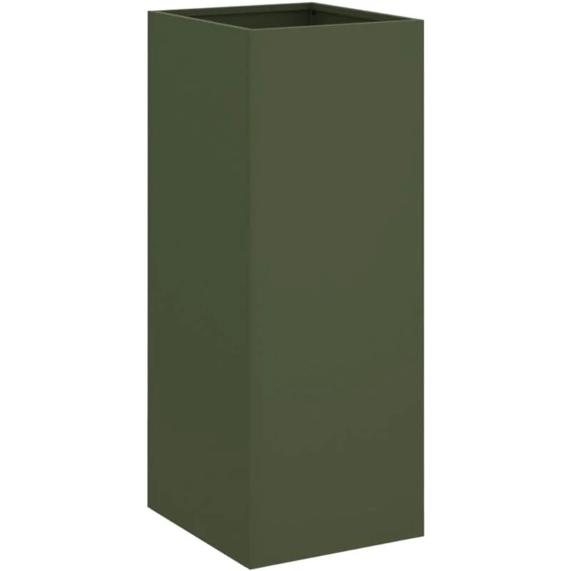 Image of VIDAXL Planter Olive Green 32x29x75cm Steel vidaXL 8721012364325