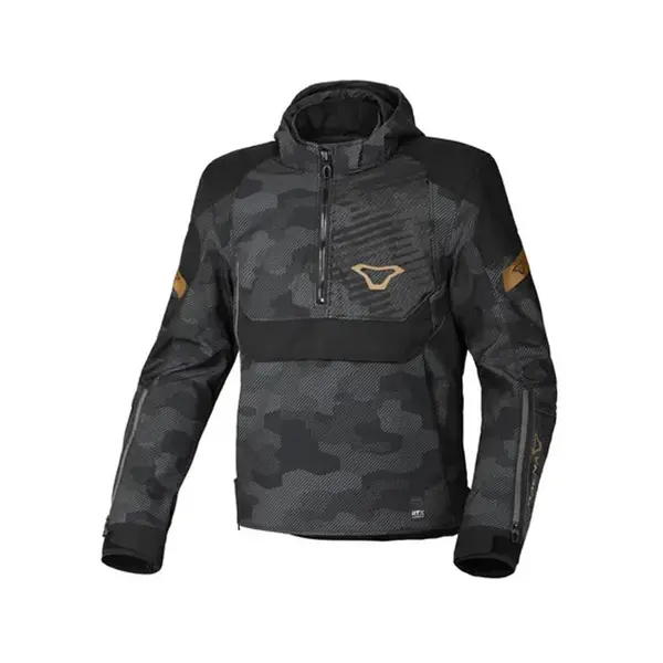 Image of Macna Traffiq Textile Waterproof Jacket Black Gray L