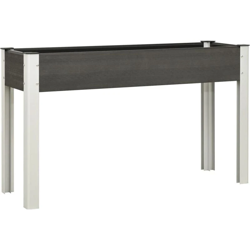 Image of VIDAXL Garden Raised Bed Grey 120x40x75cm WPC vidaXL 362566