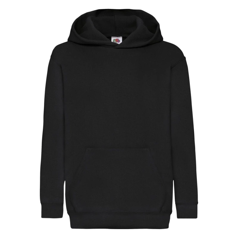 Image of Fruit Of The Loom Classic boys's Children's sweater in Black