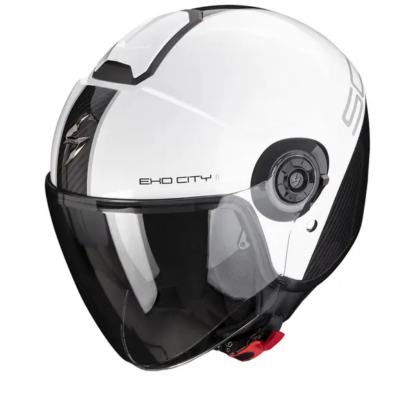 image of Scorpion Exo-City II Carbo White-Black Jet Helmet M