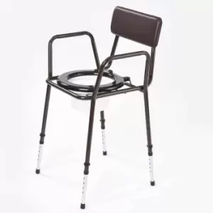 Image of NRS Healthcare Dovedale Adjustable Height Commode - Assembled