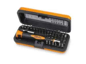 image of Beta Tools 1256/C36-2 38pc Precision Micro-Screwdriver & Bit Set 012560100