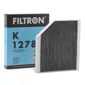 image of FILTRON Pollen filter K 1278A Filter, interior air,Cabin filter AUDI,PORSCHE,A4 Avant (8K5, B8),Q5 (8RB),A4 Limousine (8K2, B8),A5 Sportback (8TA)