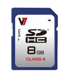 Image of V7 8GB Class 4 SDHC Memory Card