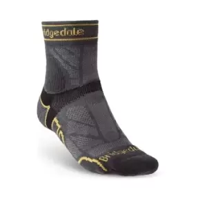 Image of Brigdedale TRAIL RUN Lightweight T2 Merino Sport 3/4 Crew Mens - X-Large Gunmetal
