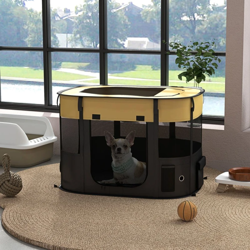 Image of PawHut Portable Dog Pen for Puppies, Rabbits, Kittens, Guinea Pigs m - Pawhut 5056725529208