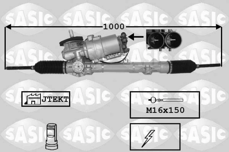 Image of Steering rack SASIC 7170057