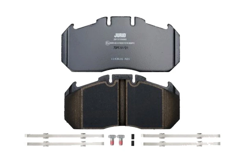 Image of JURID 2913109560 Brake pad set prepared for wear warning indicator Brake Pad Set,disc brake (402)