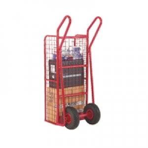 Image of Slingsby Hand Truck Heavy Duty Mesh Red 309042
