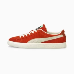 image of Womens PUMA x Butter Goods Basket Vintage Trainers, Rooibos Tea/Whisper White Size 8 Shoes