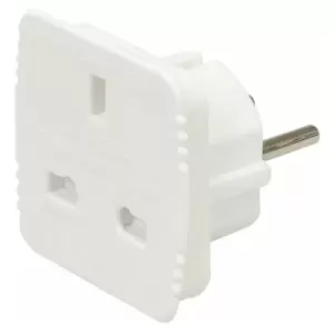 image of Powermaster - uk to eu Travel Adaptor 230V - 13A - 230V