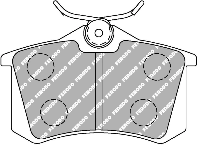 Image of FERODO RACING Brake pad set FERODO RACING FDS541