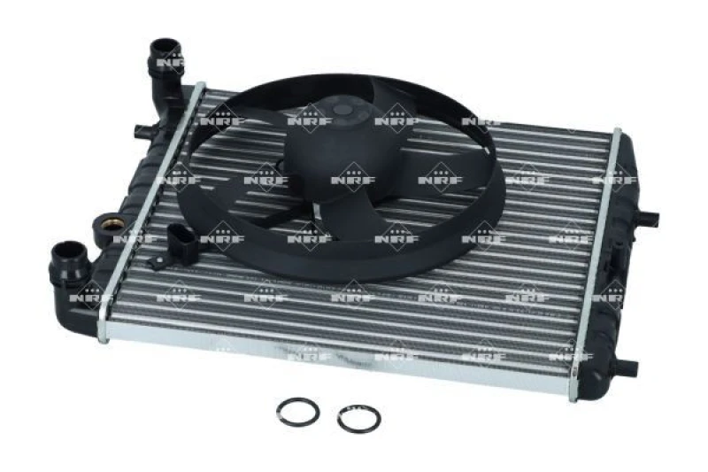 Image of NRF 53021 Engine radiator Mechanically jointed cooling fins, Aluminium Aluminium Radiator,engine cooling (470)