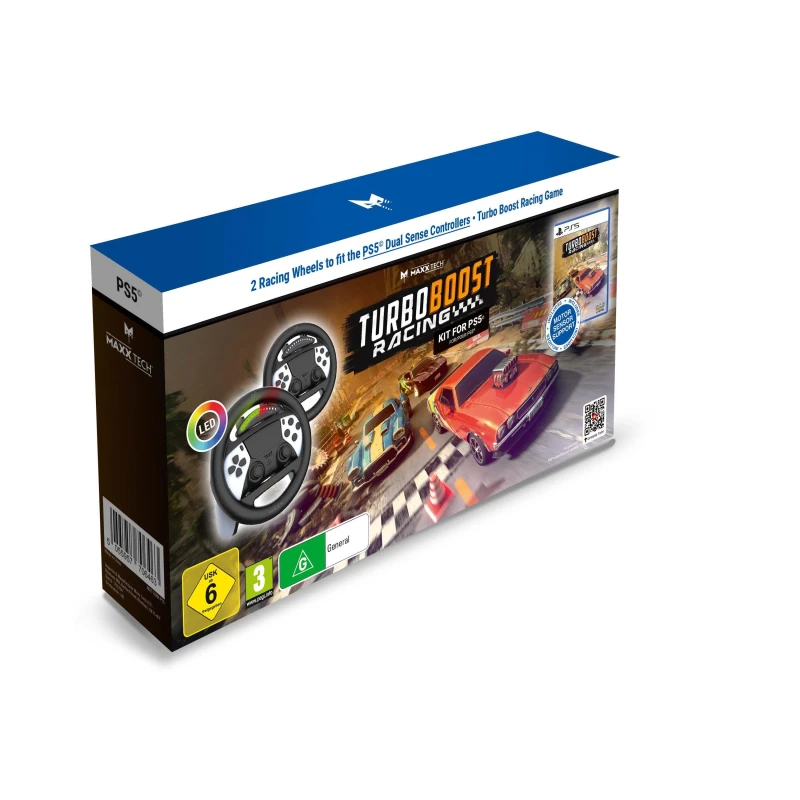 Image of Contact Sales CONTACTSALES Turbo Boost Racing Kit for PS5 Racing Mint None 75792969000