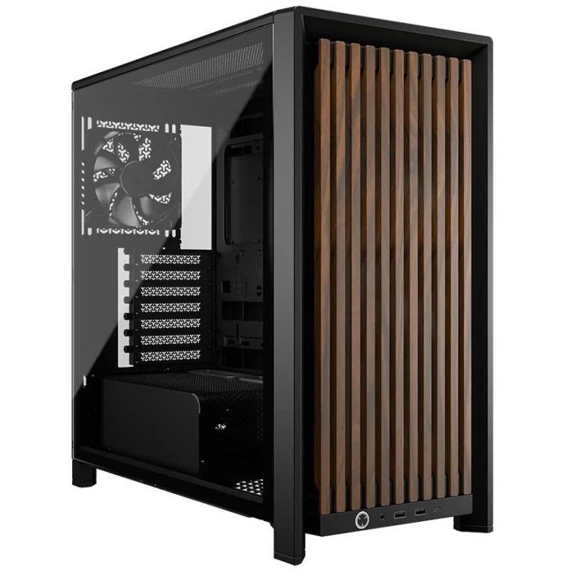 Image of Corsair FRAME 4000D RS WOOD MID TOWER BLK