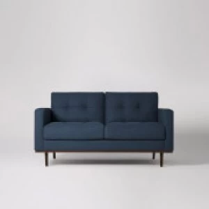 image of Swoon Berlin Smart Wool 2 Seater Sofa - 2 Seater - Indigo