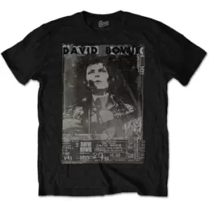 image of David Bowie - Ziggy Unisex Large T-Shirt - Black